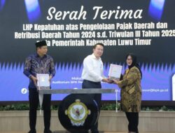 Wabup Puspawati Terima LHP BPK Semester II Tahun 2025 dari BPK Perwakilan Sulsel