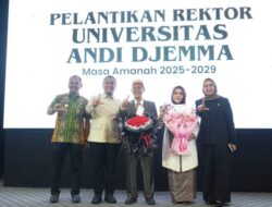 Bupati dan Ketua TP-PKK Lutim Hadiri Pelantikan Rektor UNANDA Palopo