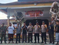 Sambut Hari Raya Nyepi, Kasi Trantib Kecamatan Kalaena Lepas Kegiatan Pawai Ogoh-ogoh