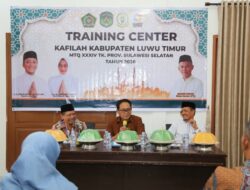 Mantapkan Persiapan, Sekda Lutim Buka Training Center Kafilah MTQ Tingkat Sulsel