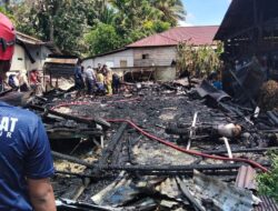 Kebakaran di Desa Bawalipu, Satu Rumah Rata dengan Tanah dan Motor Ikut Hangus
