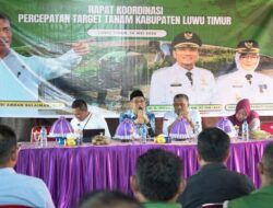 Perkuat Sinergi, Lutim Optimistis Capai Target Tanam dan Jaga Produksi Pangan