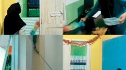 Jaga Kenyamanan Pelayanan, Staf UPTD Puskesmas Wotu Luwu Timur Kompak Gelar Kerja Bakti Bersih Lingkungan