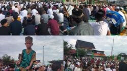Ribuan Umat Muslim Padati Lapangan Gaswo Wotu, Pelaksanaan Sholat Idul Adha 1447 H Berlangsung Khidmat dan Serentak