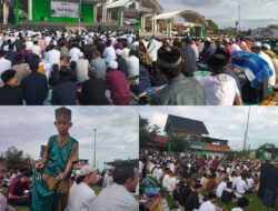 Ribuan Umat Muslim Padati Lapangan Gaswo Wotu, Pelaksanaan Sholat Idul Adha 1447 H Berlangsung Khidmat dan Serentak