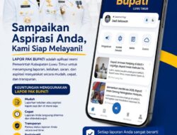 Aplikasi “Lapor Pak Bupati” Resmi Diluncurkan pada Puncak HUT ke-23 Luwu Timur