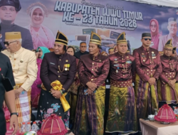 Jihadin Peruge Hadiri Puncak Peringatan Hari Jadi ke-23 Kabupaten Luwu Timur