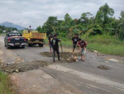 Pemkab Lutim Respon Cepat Aduan Jalan Rusak Ussu-Batas Kota Malili