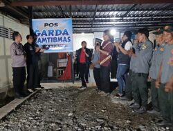 Tingkatkan Keamanan, Desa Arolipu Luwu Timur Resmi Launching Pos Garda Kamtibmas