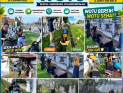 Pemerintah Kecamatan Wotu Gotong Royong “Jumat Bersih Juara” Demi Mewujudkan Lingkungan Asri dan Sehat