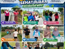 Wujudkan Masyarakat Bugar dan Produktif, Pemerintah Kecamatan Wotu Gelar Aksi ‘Sabtu Sehat Juara’