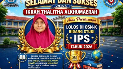 Siswi UPT SDN 125 Maramba Lolos OSN-K Bidang Studi IPS Tahun 2026