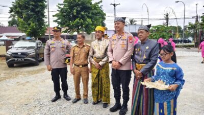 Kunker ke Polsek Wotu, Kapolres Luwu Timur Disambut Langsung oleh Macoa Bawalipu