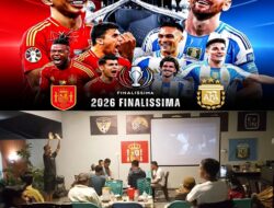Jaga Kebersamaan Melalui Sepak Bola, Direktur Eksternal PT CLM Gelar Nobar Seru Spanyol vs Argentina bersama Warga