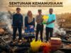 Sentuhan Kemanusiaan Calon Perwira Polri di Tengah Puing Kebakaran Wewangriu