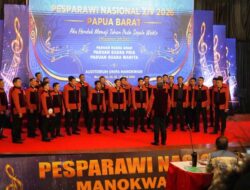 Tim Paduan Suara Pria Lutim Raih Medali Gold pada Pesparawi Nasional XIV di Manokwari
