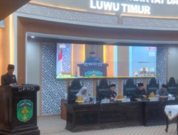 Banggar DPRD Luwu Timur Sampaikan Laporan, APBD 2025 Disetujui Jadi Perda