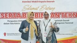 Perkuat Tata Kelola Pemerintahan, Wabup Lutim Ikuti Bimtek Aswakada se-Indonesia