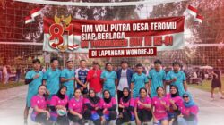 Tim Voli Putra Desa Teromu Siap Berlaga di Turnamen HUT RI ke-81 di Lapangan Wonorejo