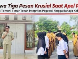 Bawa Tiga Pesan Krusial Saat Apel Pagi, Camat Tomoni Timur Tekan Integritas Pegawai hingga Bahaya Kebakaran
