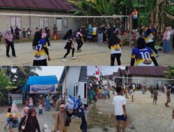 Semarak HUT RI ke-81, Turnamen Bola Voli Se-Kecamatan Wotu Resmi Digelar di Desa Bawalipu