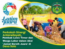 Perkokoh Sinergi Antarwilayah, Pemerintah dan Warga Lebur dalam Aksi ‘Jumat Bersih Juara’ di Desa Solo
