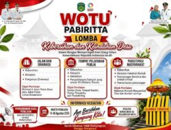 Sambut HUT ke-81 RI, Kecamatan Wotu Gelar Lomba Kebersihan dan Keindahan Desa