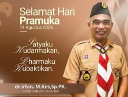 Peringati Hari Pramuka 2026, Direktur RSUD I Lagaligo Ajak Generasi Muda Implementasikan Nilai Pengabdian