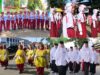 Kompak dan Disiplin, Aksi Pelajar Wotu Meriahkan Lomba Gerak Jalan HUT ke-81 RI