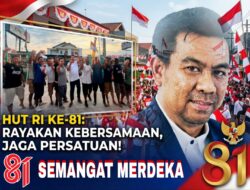 Bawa Tim Spanyol Juara Tarik Tambang, Anggota DPRD Lutim Dwi Heryanto Meriahkan HUT ke-81 RI