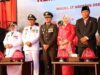Bupati Irwan dan Wabup Puspawati Hadiri Penurunan Sang Saka Merah Putih
