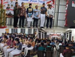Semarak Malam Ramah Tamah HUT ke-81 RI, Macoa Bawalipu dan Camat Wotu Serahkan Hadiah Pemenang Lomba