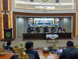 Ober Datte Pimpin Paripurna DPRD Luwu Timur, Sahkan Agenda Penyertaan Modal dan KUA-PPAS