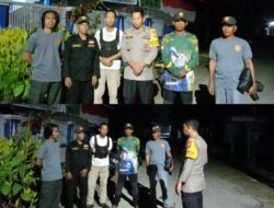 Pastikan Tetap Kondusif, Satlinmas Desa Lampenai dan Bhabinkamtibmas Polsek Wotu Gelar Patroli Gabungan Malam