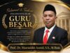 Raih Gelar Guru Besar, Direktur Chanel Tipikor  Beri Ucapan Selamat kepada Prof. Dr. Masruddin Asmid