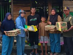 Dinas Pendidikan Luwu Timur Salurkan Bantuan dan Penguatan Moril untuk Korban Kebakaran di Tomoni Timur