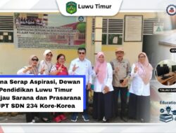 Guna Serap Aspirasi, Dewan Pendidikan Luwu Timur Tinjau Sarana dan Prasarana UPT SDN 234 Kore-Korea