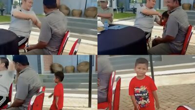 Aksi Polos Bocah Berbaju Merah Seberangi Area Pertemuan Demi Salaman, Bupati Luwu Timur Sambut Hangat Penuh Tawa