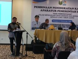 PMD Lutim Tingkatkan Kapasitas Aparatur Desa untuk Wujudkan Pelayanan Berkualitas