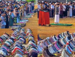 Sikapi Kemarau Panjang dan Kebakaran, Pemerintah Bersama Warga Towuti Gelar Sholat Istisqa
