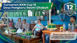 Turnamen KKN Cup III Desa Pongkeru Resmi Ditabuh, 12 Tim Berebut Takhta Sepak Bola di Malili
