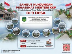 Sambut Kunjungan Penasehat Menteri KKP, Pemkab Luwu Timur Gelar Monev KNMP di 9 Desa