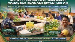 Model Literasi Desa Wanasari Dongkrak Ekonomi Petani Melon: Komplit Dorong Penguatan Kolaborasi di Luwu Timur