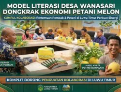 Model Literasi Desa Wanasari Dongkrak Ekonomi Petani Melon: Komplit Dorong Penguatan Kolaborasi di Luwu Timur
