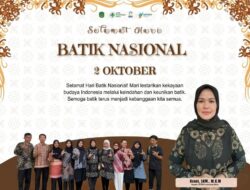 Peringati Hari Batik Nasional, UPTD Puskesmas Wotu Ajak Masyarakat Lestarikan Keunikan Warisan Kebudayaan Bangsa