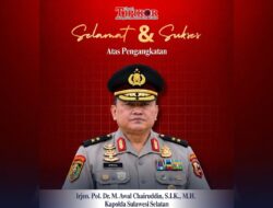 Resmi Dilantik, Putra Daerah Irjen Pol. M. Awal Chairuddin Nakhodai Polda Sulawesi Selatan