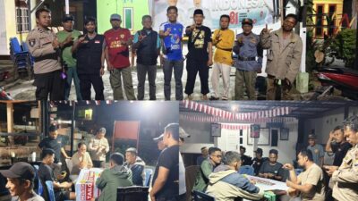 Jaga Kondusifitas Wilayah, Polsek Wotu Intensifkan Pemantauan Posko Garda Kamtibmas di Desa Bawalipu
