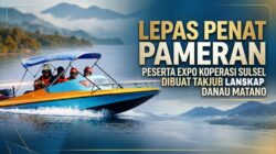 Lepas Penat Pameran, Peserta Expo Koperasi Sulsel Dibuat Takjub Lanskap Danau Matano