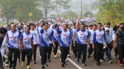 Ribuan Peserta Padati Jalan Sehat Anti Mager di Sorowako, Bupati Irwan Apresiasi Antusiasme Masyarakat