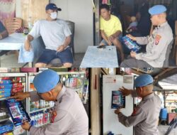 Dekatkan Pelayanan ke Masyarakat, Kanit Propam Polsek Wotu Sosialisasikan Barcode Pengaduan Propam Polri